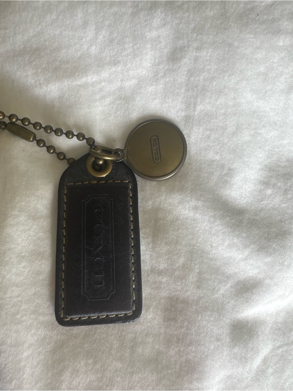Coach Black Leather Turn-Lock Shoulder Bag - Picture 5 of 6